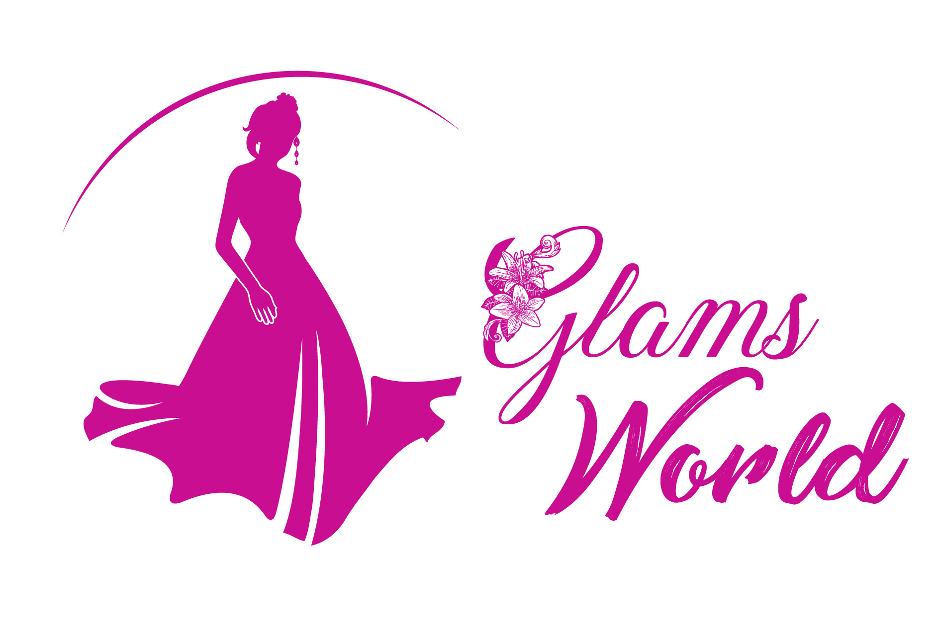 Glams world Logo