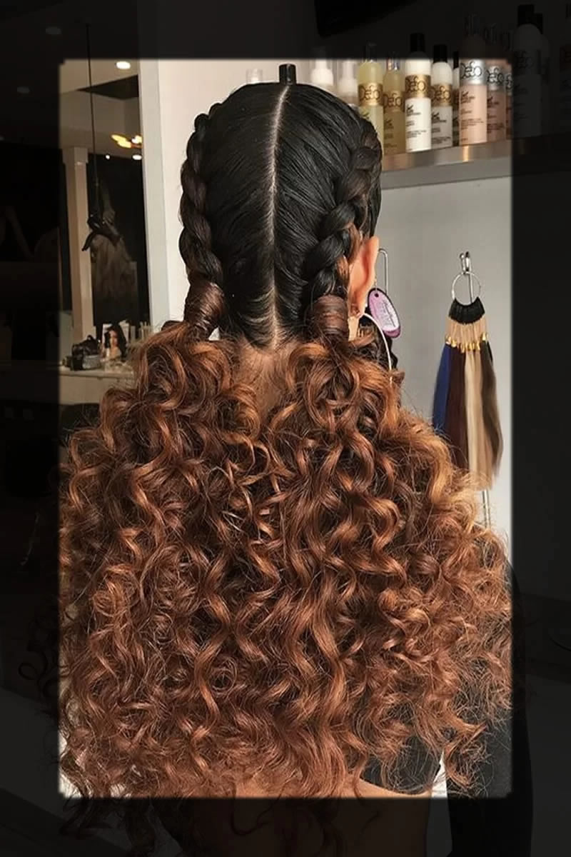 braided-pull-through-ponytail-curly-hairstyle